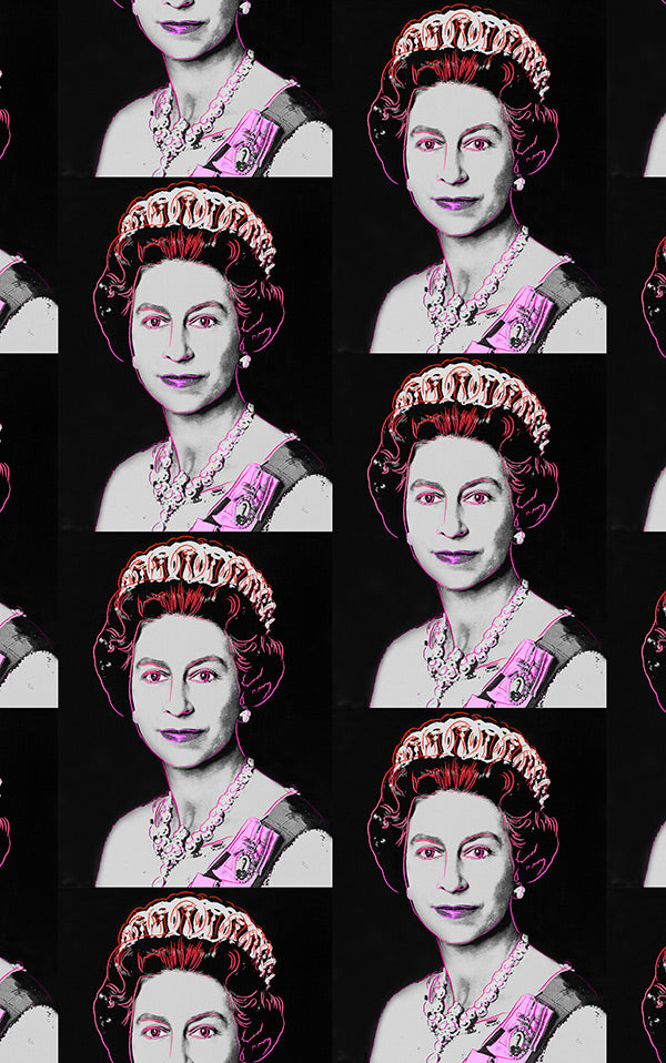 Andy Warhol / Queen Elizabeth / Neon Gray