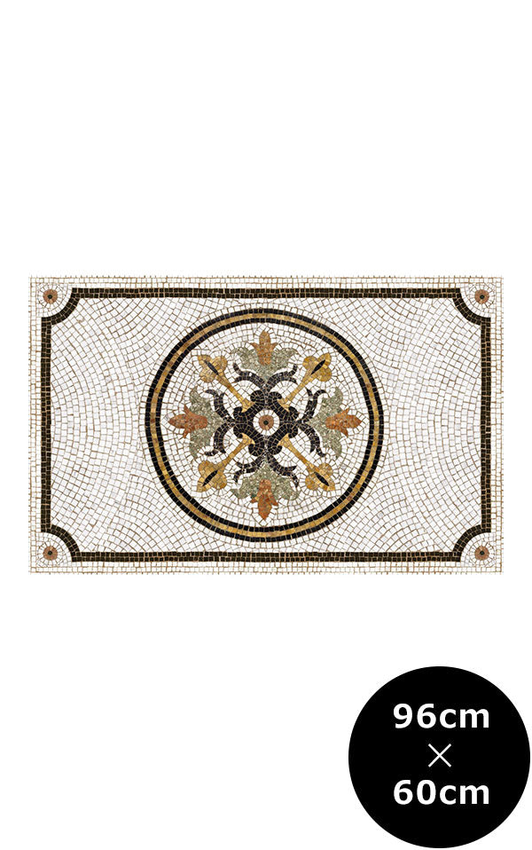 KOZIEL / Vinyl mosaic rug Helena / R001-96X60