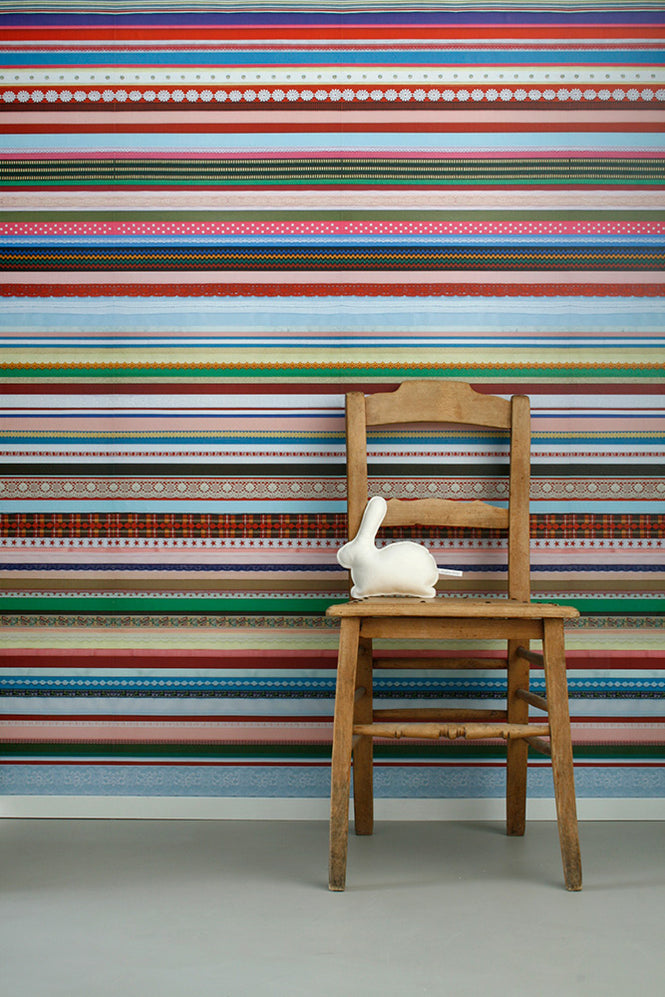 studio ditte / Ribbon wallpaper