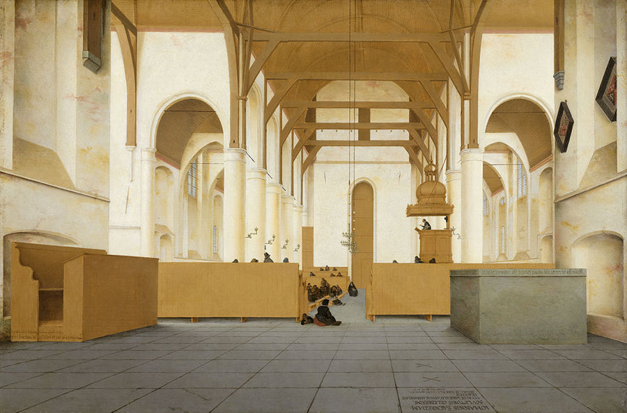 NLXL RIJKSMUSEUM WALLPAPER PRESENTED BY PIET HEIN EEK SAINT-ODULPHUS CHURCH RKS-02 (Full size)
