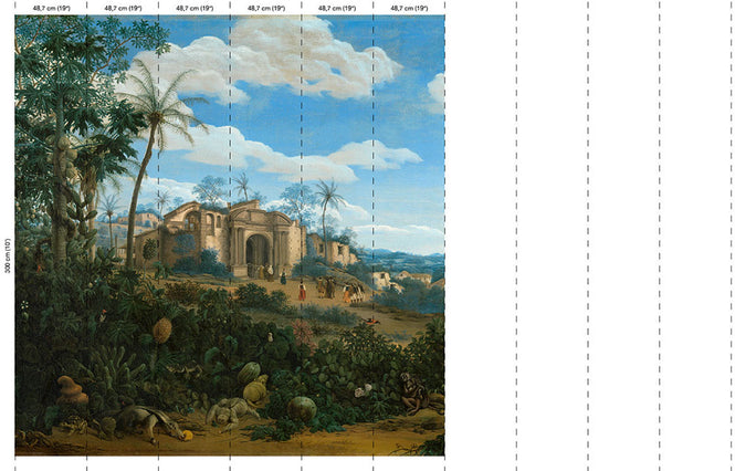 NLXL RIJKSMUSEUM WALLPAPER PRESENTED BY PIET HEIN EEK VIEW OLINDA RKS-03 (6パネル)