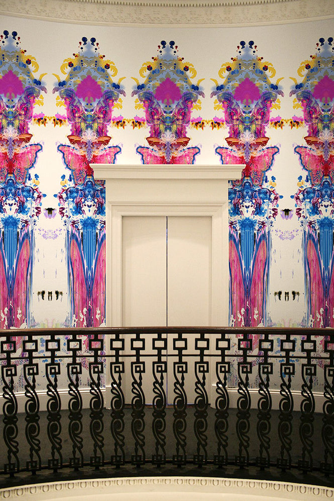 Timorous Beasties / BUTTERFLY TOTEM DAMASK / ROR/BTOT/MICA/01