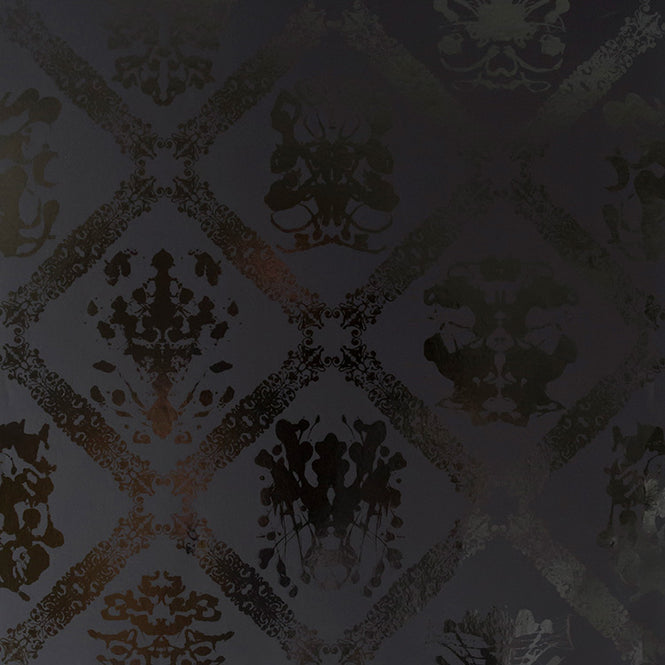 Andy Warhol / Rorschach / Squid Ink On Black