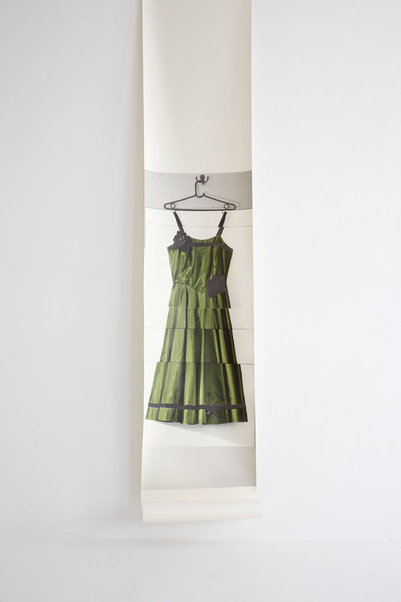Deborah Bowness / The Artist Collection / Rose Dress Green