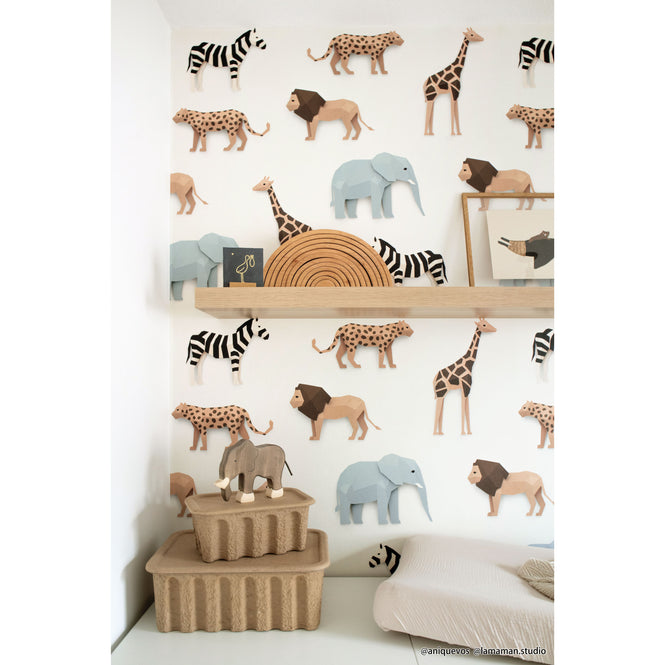studio ditte / Safari wallpaper【2パネル1セット】