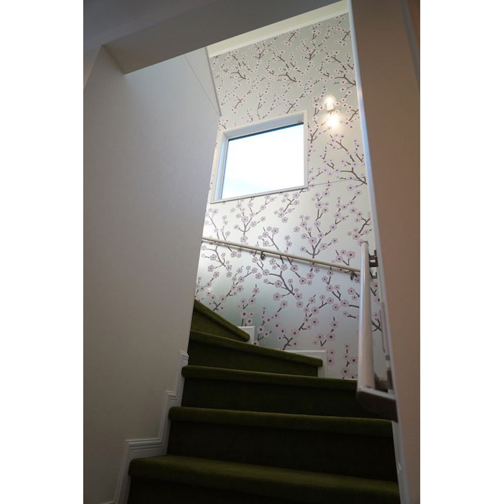 Flavor Paper SAKURA / Cherry Blossom On Silver Mylar | 輸入