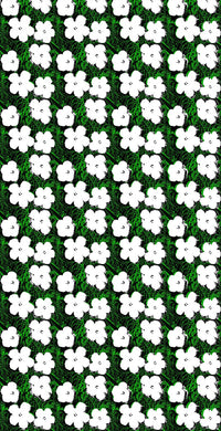 Andy Warhol / Small Flowers / Blanc | 輸入壁紙専門店 WALPA
