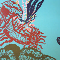 ナタリー・レテ / Sous la Mer Blue Nathalie Lete NDL058 | 輸入壁紙 ナタリー・レテ / Sous la Mer Blue Nathalie Lete NDL058 | 輸入壁紙