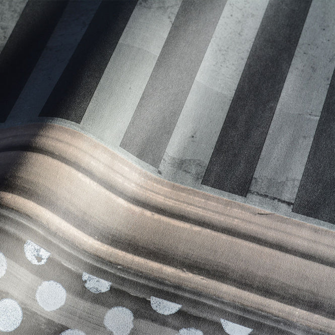 Deborah Bowness / Spots & Stripes White, pink & blue