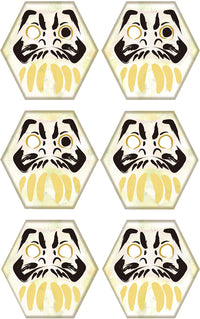 信頼も厚い WALLTZ ステッカー】 ハシジュンコ / Daruma kikko (42x42cm カットソー(長袖/七分)