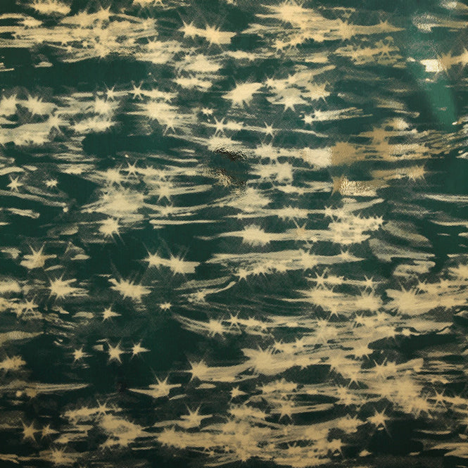 Flavor Paper / STARGLINT / Emerald on Bright Gold Mylar (single roll)