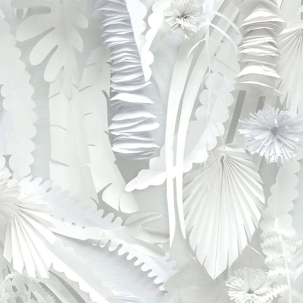 NLXL MONOCHROME WALLPAPER PAPER FLOWERS WALLPAPER BY STUDIO