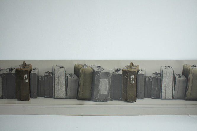 Deborah Bowness / The Standard Collection / Suitcase Border / grey