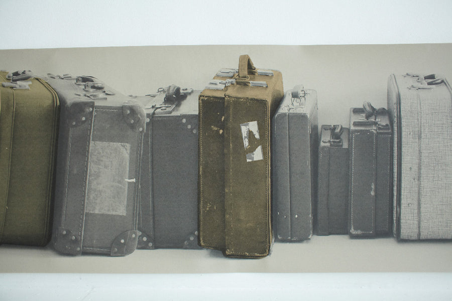 Deborah Bowness / The Standard Collection / Suitcase Border / grey