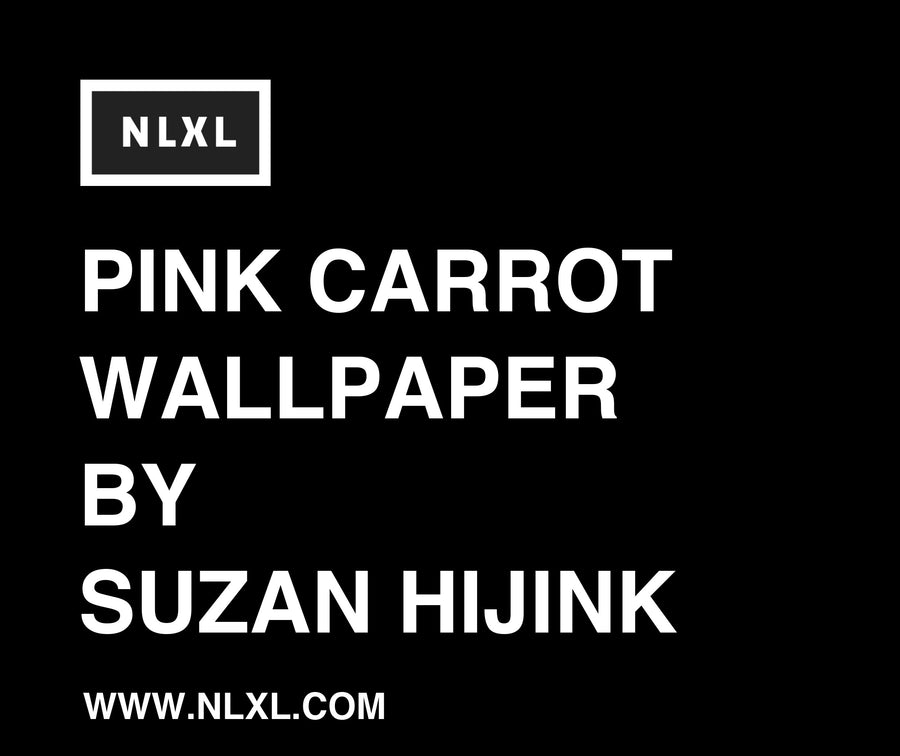 NLXL PINK CARROT WALLPAPER BY SUZAN HIJINK / SUZ-01
