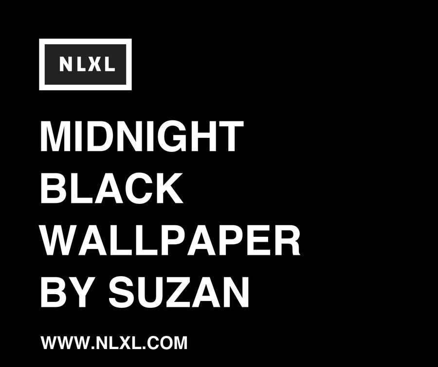 NLXL MIDNIGHT BLACK WALLPAPER BY SUZAN HIJINK / SUZ-02