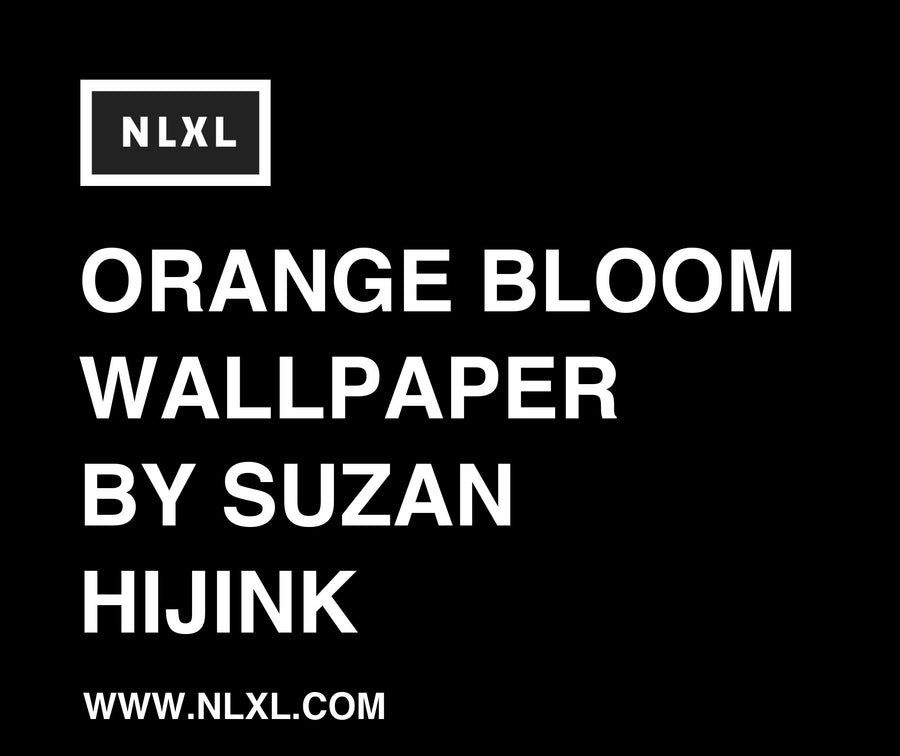 NLXL ORANGE BLOOM WALLPAPER BY SUZAN HIJINK / SUZ-05
