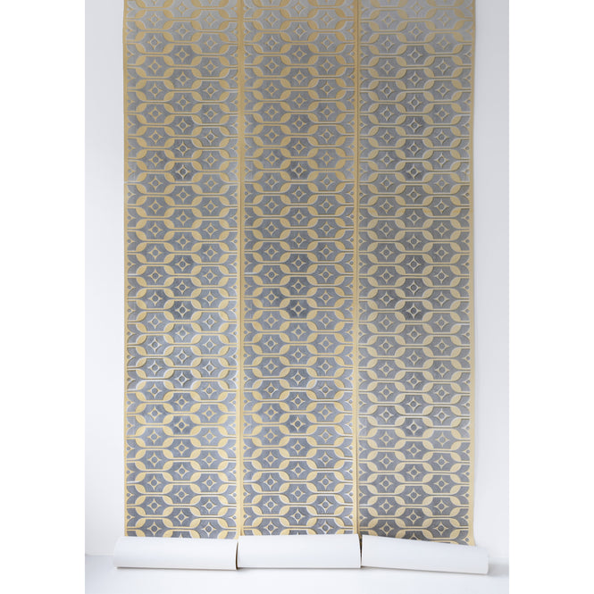 Deborah Bowness / HEIRLOOM / Tableware wallpaper Sunshine yellow