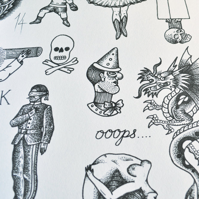 FEATHR / Tattoo Flash 01 Original 11001560101