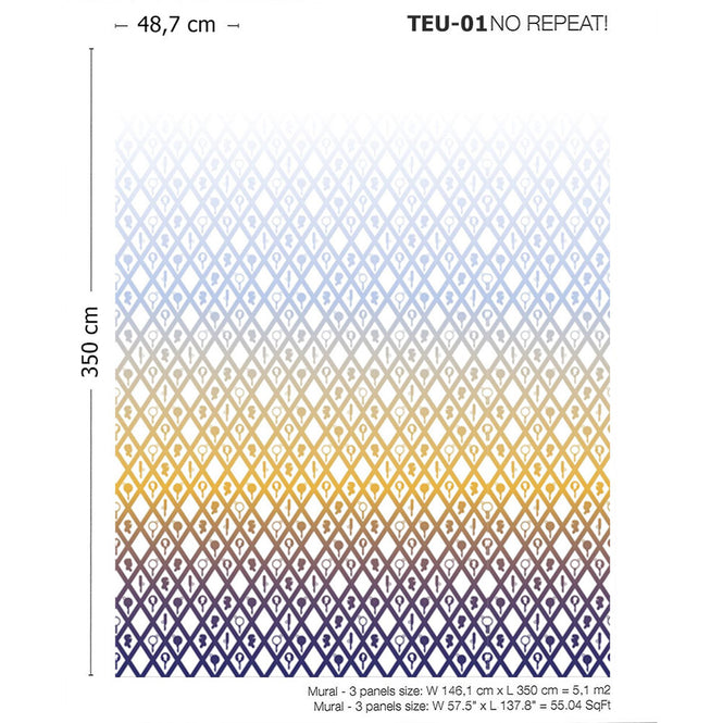 NLXL LAB / GRADIENT WALLPAPER BY THOMAS EURLINGS / TEU-01 Multicolor