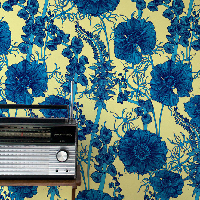Camilla Meijer / The Summer Garden Dark Blue WP10-TS03-DB