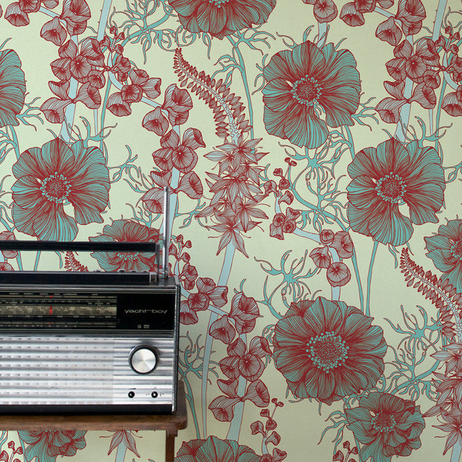 Camilla Meijer / The Summer Garden Red WP10-TS01-RD