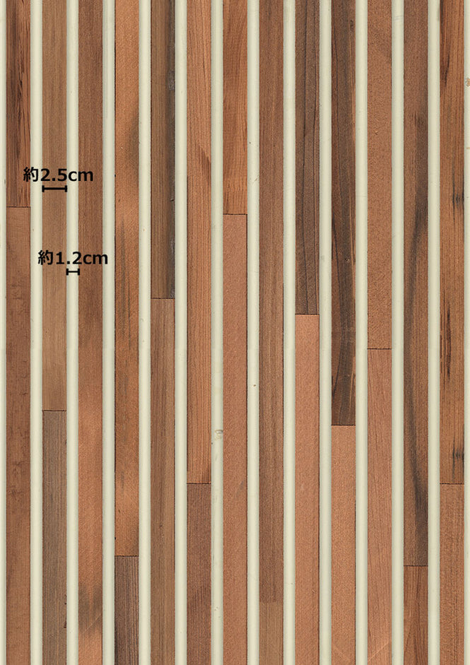 【1mサンプル】TIMBER STRIPS WALLPAPER by PIET HEIN EEK / TIM-02