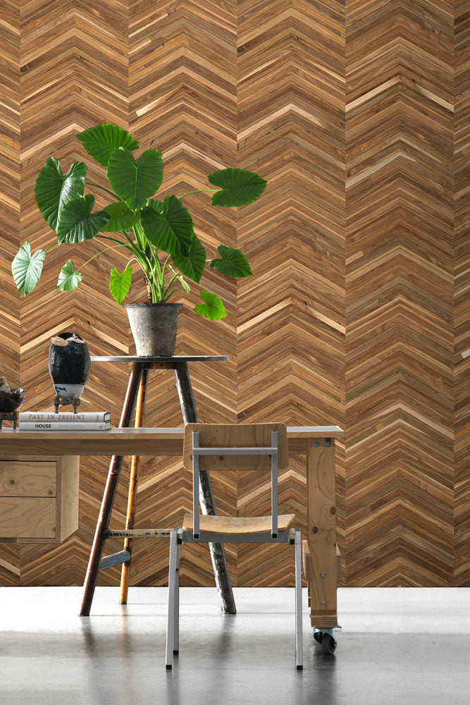 【切売m単位】TIMBER STRIPS WALLPAPER by PIET HEIN EEK / TIM-06