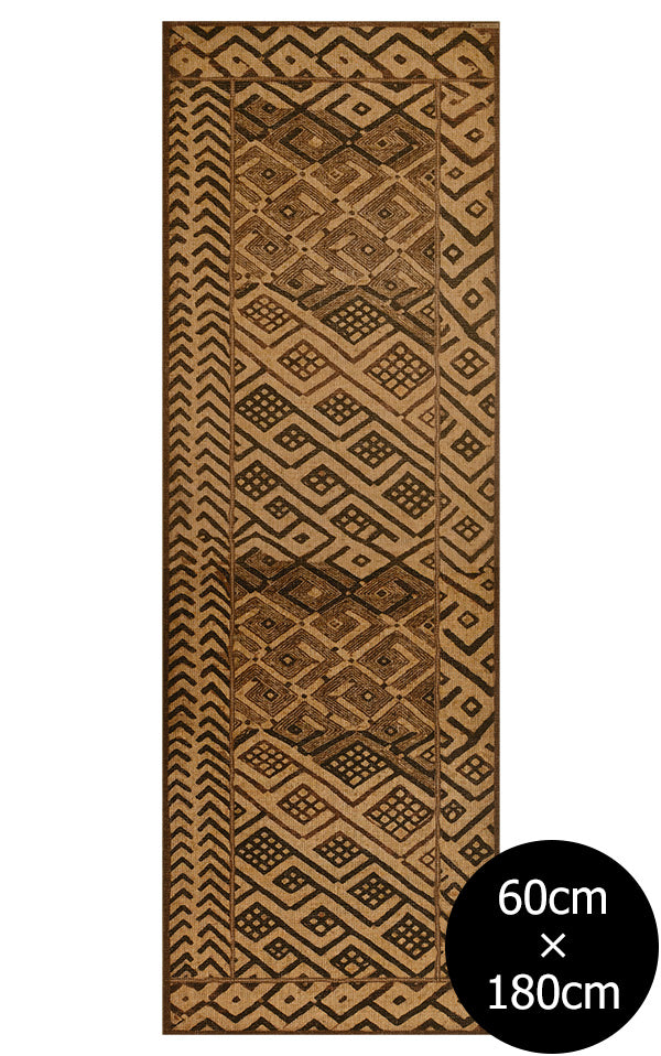 Beija Flor / ベイジャ・フロール ビニールマット Tribal Natural (60×180)