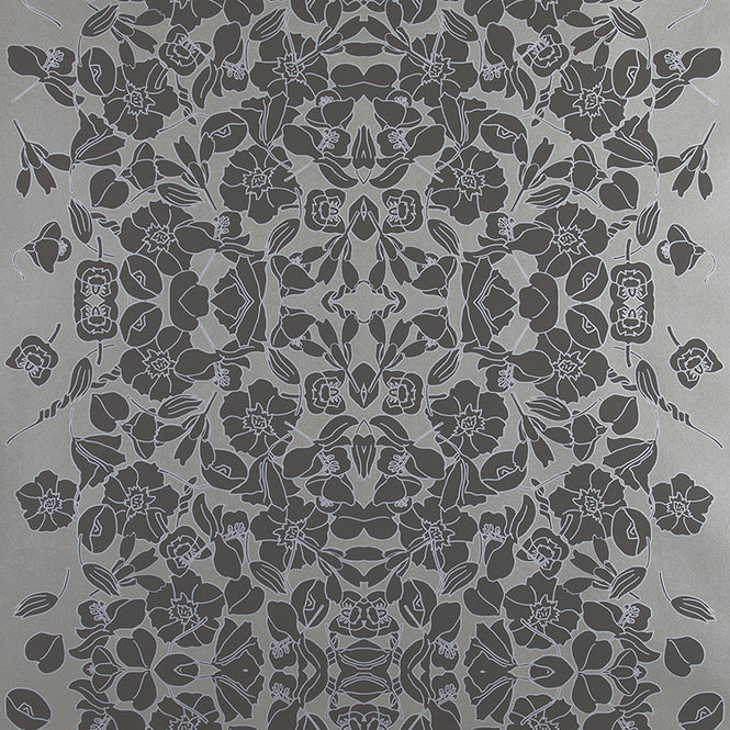 Flavor Paper VERDANT VINE / Silver Shadow On Platinum Clay Coated paper