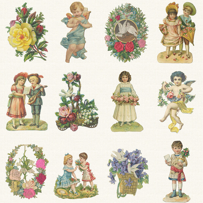 studio ditte / Vintage scraps wallpaper