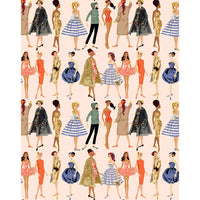 はがせる シール壁紙 wallshoppe / Barbie x wallshoppe