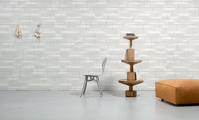 NLXL MONOCHROME WALLPAPER WAVE CERAMICS WALLPAPER BY STUDIO RODERICK VOS VOS-03