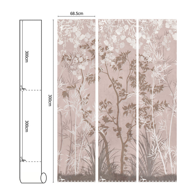 ROMO / PLUMA WALLCOVERINGS / SAYURI W446/02