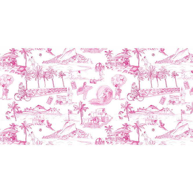 KARIOKAS / IPANEMA PinkToile WallP-IPA-Pink-02