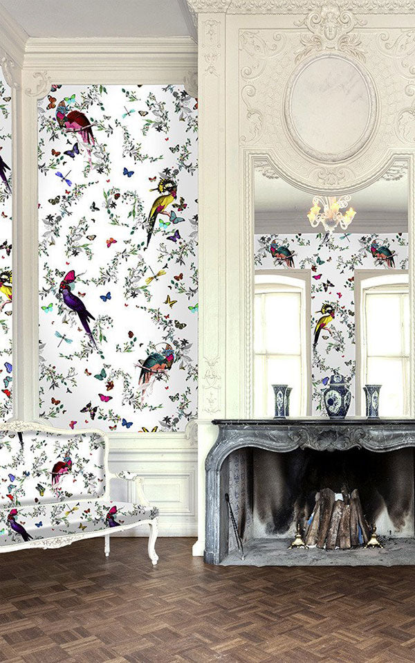 KRISTJANA S WILLIAMS STUDIO / Lear White Wallpaper WAP0009【3パネル1セット】