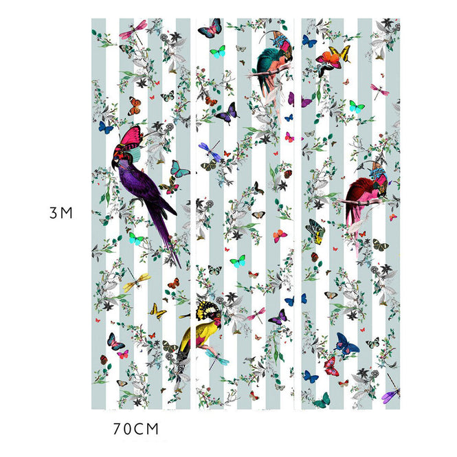 KRISTJANA S WILLIAMS STUDIO / Lear Stripe Wallpaper WAP0010【3パネル1セット】