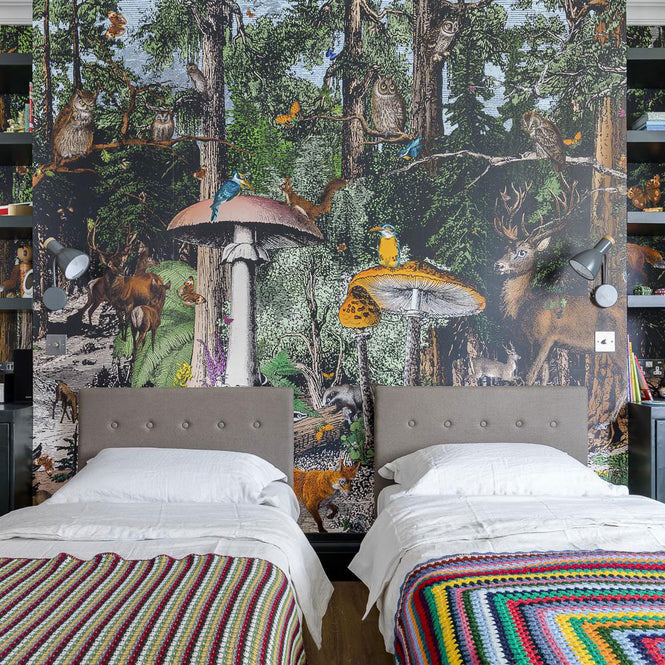 KRISTJANA S WILLIAMS STUDIO / The Black Forest Wallpaper Mural WAP0034【4パネル1セット】