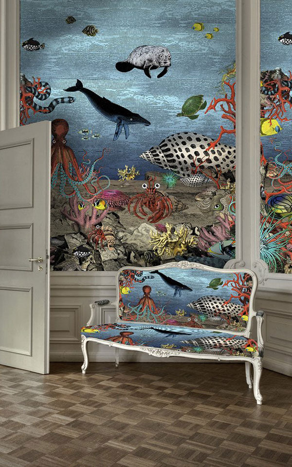 KRISTJANA S WILLIAMS STUDIO / The Great Barrier Reef Wall Mural WAP0035【4パネル1セット】