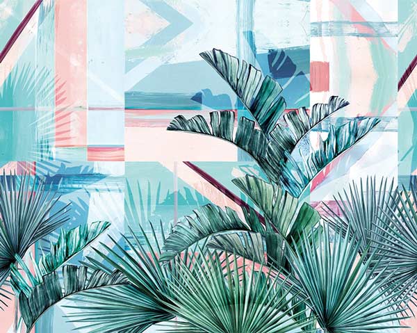 Wall&deco / Contemporary Wallpaper 2016 Maria Gomez Gonzales FLORIDITA WDFR1602