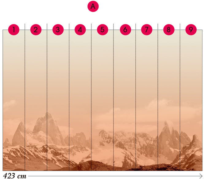 Wall&deco / Life 13 Picos do Mundo / WDPM1302