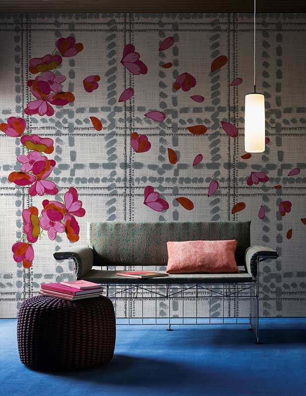 Wall&deco / Contemporary Wallpaper 2016 Ines Porrino SCOTTISH BLUMEN WDSB1601
