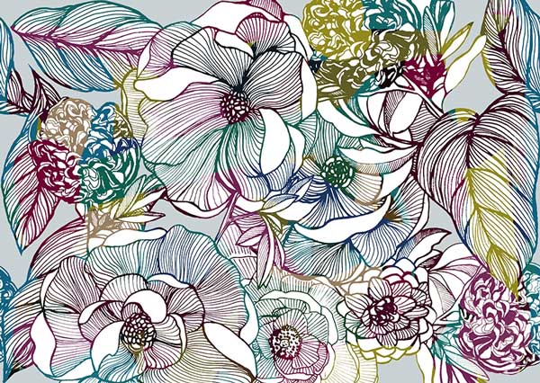 Wall&deco / Contemporary Wallpaper 2016 Talva Design SINFONIA WDSI1601
