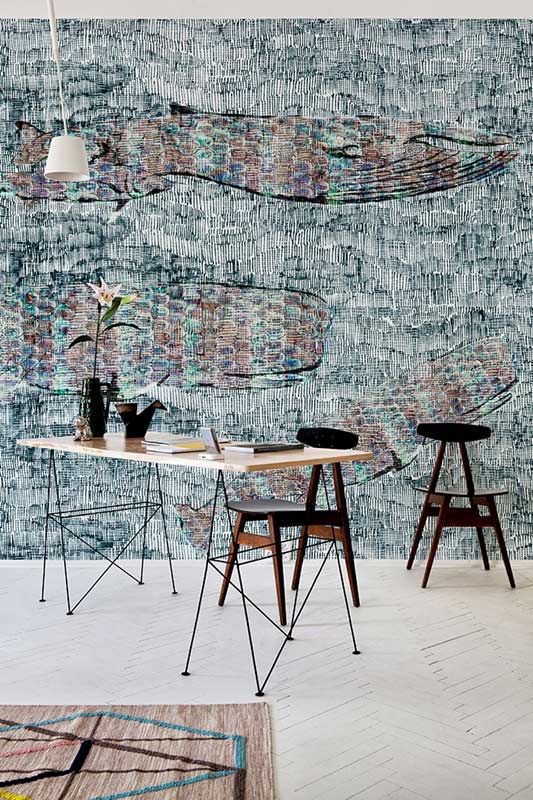 Wall&deco / Contemporary Wallpaper 2016 Talva Design LA VIE MARINE WDVM1601