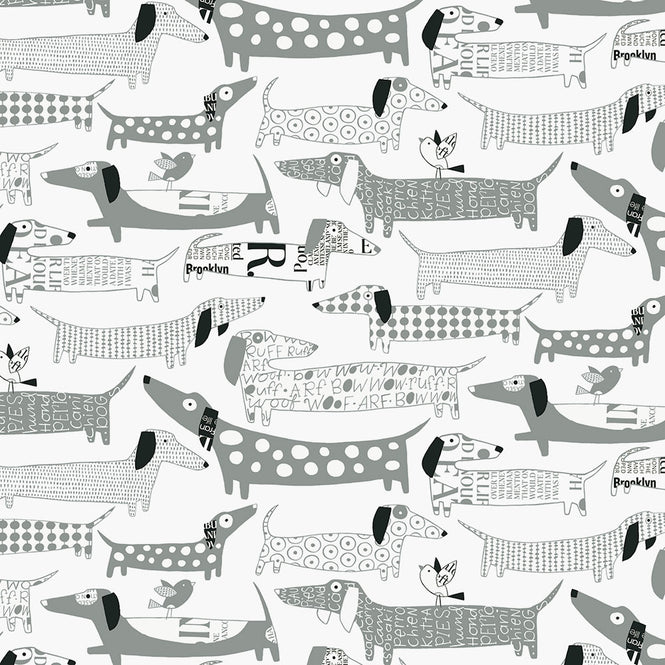 Loboloup / Weiner Dogs Flint & Black LL-5889-01【2ロールセット】