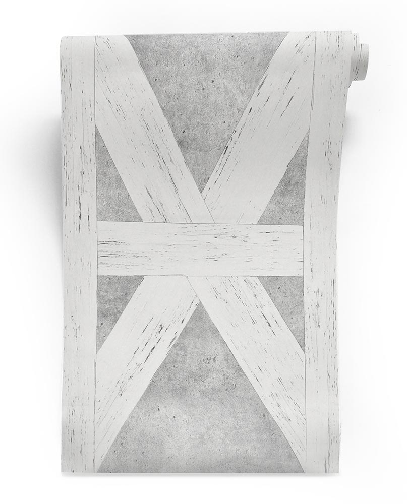 mineheart / White Tudor Wallpaper WAL/033