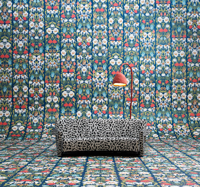 Archives Wallpaper by Studio Job / Withered Flowers/Color (JOB-07)