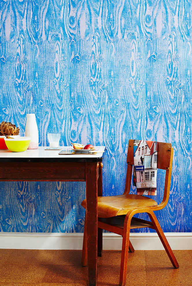 Ella Doran / Wood Grain Blue