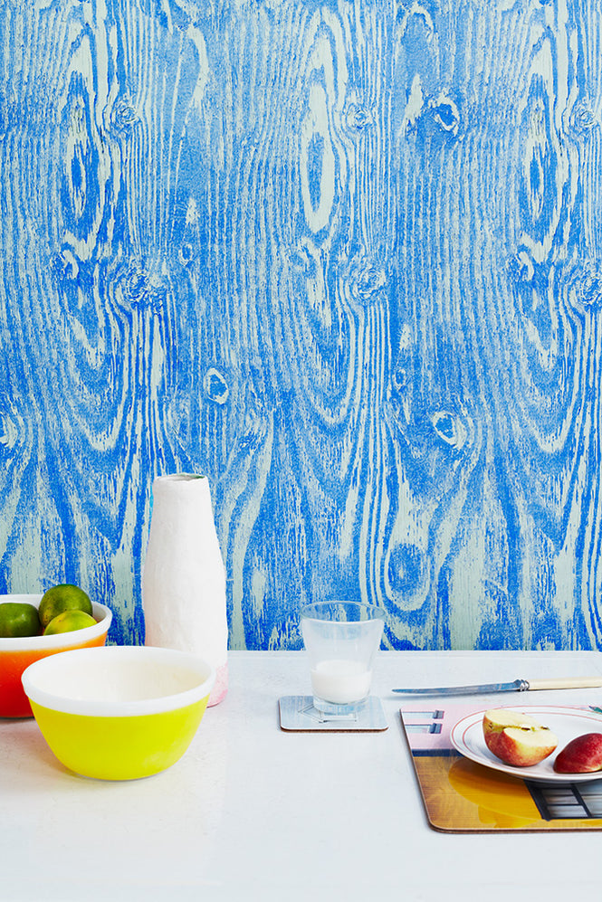 Ella Doran / Wood Grain Blue