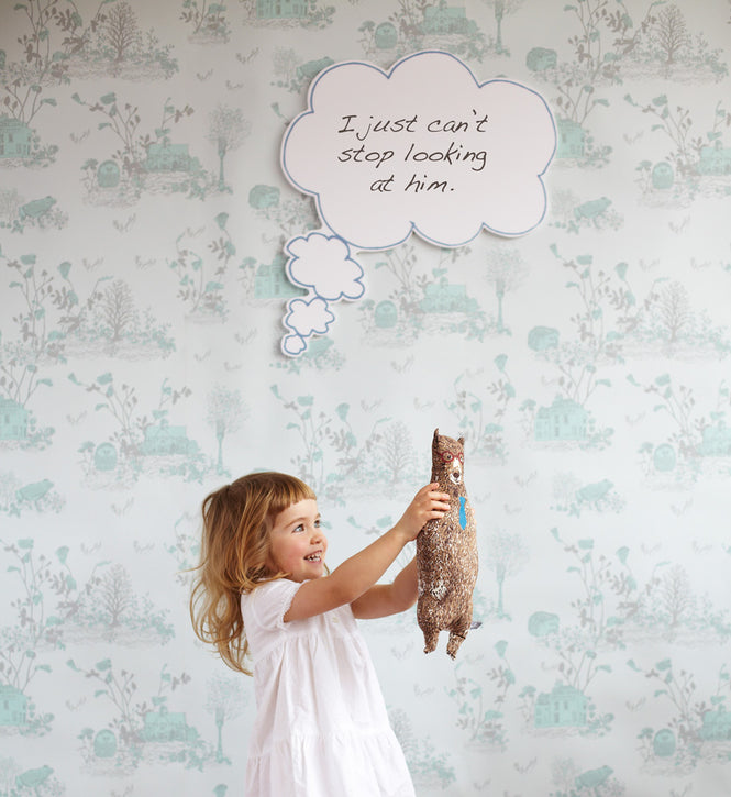 Sian Zeng / Woodlands Wallpaper / Blue WOODLANDS01